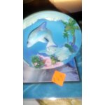 Assiette deco dauphin