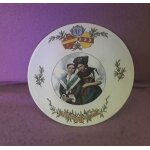 Assiette dcorative alsace - lorraine 1918