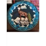 Assiette dcorative chamois de chamonix