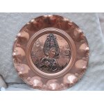 Assiette decorative cuivre