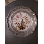 Assiette en etain