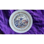 Assiette marquis de lafayette 11 septembre 1777 bataille de brandywine porcelaine de limoges premi�re ...