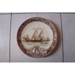 Assiette sarreguemines d'estree
