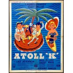 Atoll k - de leo joannon - laurel et hardy - suzy delair - 60 x 80 (pigeot) - affiche originale de cin�ma ...