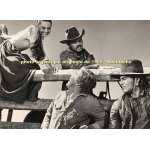 Audrey hepburn, audie murphy, john saxon / photo de inge morath, tirage argentique n&b original 18x24cm ...