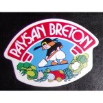 Auto collant vintage paysan breton