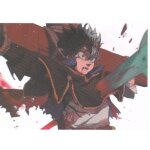 Autocollant - black clover - asta (manga, anim�)