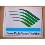 Autocollant chasse pche nature traditions
