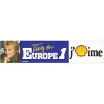 Autocollant collector années 80 radio europe 1 shell : maryse gildas Autocollant collector années 80 radio europe 1 shell : maryse gildas