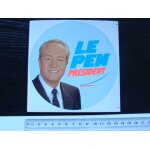 Autocollant historique jean - marie le pen - campagne pr�sidentielle