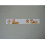 Autocollant mini lion large format