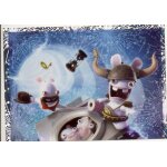 Autocollant n105 - collection  the lapins crtins  (panini)