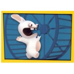 Autocollant n63 - collection  the lapins crtins  (panini)