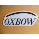 Autocollant oxbow shaped name
