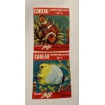 Autocollants sirops fidji - cadeau n 3 et 4 - poisson clown - poisson papillon