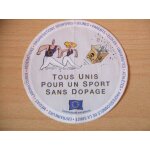 Autocollant pour un sport sans dopage