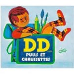 Autocollant sticker adhsif dd pulls et chaussettes - dessin de francis martocq - 8, 5x9, 5 cm