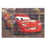 Autocollant. sticker. image panini. disney. n 35. effet paillettes. carrefour 2017. cars