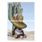 Autocollants stickers images panini lapins cr�tins 29 et 30 / carrefour 2017