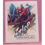 Autocollant / stickers - marvel deviens un hros - n 122   spider man   / dos imprim docteur fatalis ...