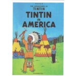 Autocollant - tintin en amrique