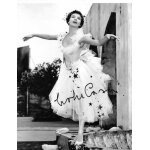 Autographe de leslie caron