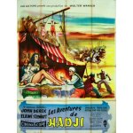 Les aventures de hadji - affiche originale de cin�ma - format 120x160 cm - de don weis avec john derek, ...