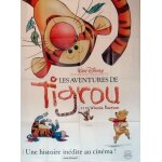 Les aventures de tigrou et de winnie l'ourson - affiche originale de cin�ma - format 120x160 cm - un ...