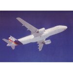 Avion . airbus a 320 vue de dessous