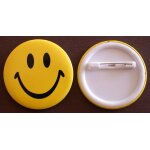 Badge jaune / broche smile / smiley grande taille Badge jaune / broche smile / smiley grande taille