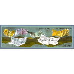 Bande carnet 12 timbres france 1993 neuf -  le plaisir d'�crire  en bandes dessin�es - yt bc2848