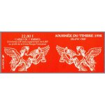 Bande carnet 7 timbres france 1998 neuf - journ�e du timbre blanc 1900 - yt bc3137