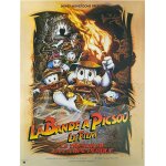 La bande a picsou : le tr�sor de la lampe perdue - walt disney - v�ritable affiche de cin�ma pli�e - ...