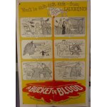 Un baquet de sang / a bucket of blood - 1959 - affiche originale am�ricaine pli�e 70 x 105 - roger corman ...