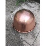 Bassine ancienne ronde en cuivre diamtre 37 cm