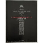 La bataille de gaulle : l?age de fer - affiche originale de cin�ma roul�e - format 120x160 cm - antonin ...