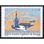 B�timent de guerre : porte - avions charles de gaulle ann�e 2003 n 3557 yvert et tellier luxe