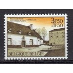 Belgique 1970 : surtaxe au profit d'oeuvres a caract�re : mus�es : relais de poste, courcelles - timbre ...