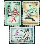 Belgique 1977, tr�s beaux timbres neufs * * luxe yvert 1858 1859 1861, la  centrale gymnique et sportive ...