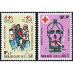 Belgique 1979, tr�s belle paire neuve * * luxe timbres yvert 1916 et 1917, au profit de la croix rouge, ...