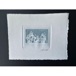 Belgique 1995 cob 2619 epreuve d'artiste proof 1er jour fdc bd dupuis raoul cauvin sammy comic bande ...