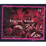 Belgique 2000 oblit�r� used peinture roses rouges marie jo lafontaine