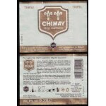 Belgique lot 2 etiquettes bire beer labels chimay triple pres trappistes su