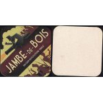 Belgique sous bock beermat jambe de bois bire belgian revolution triple su