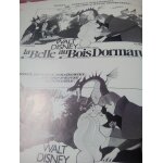 La belle au bois dormant - sleeping beauty - walt disney - clyde geronimi - affiche noir et blanc du ...