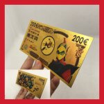 Billet collection ticket 200 or figurine goldorak grendizer actarus manga carte collector gold