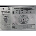 Billet - match - football - om - ac - milan - 93 - l1 - 08 - 05 - collector.