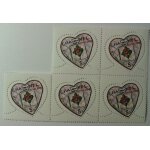Bloc 5 timbres france 2004 yvert et tellier n3632 chanel st valentin 0, 50 neufs gomme intacte