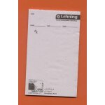 Bloc notes publicitaire advertising notepad bloco de notas 10, 5 cm x 17, 5 cm silicea pakistan