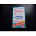 Bloc note publicitaire ducher verdun 1984 plein ciel